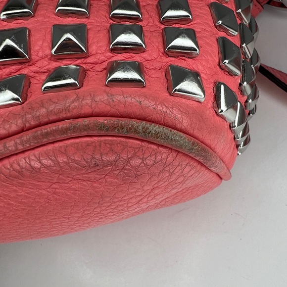 Michael Kors Rhea Backpack Studded Leather Coral Pink Grapefruit 30S5SEZB5L - Picture 13 of 16